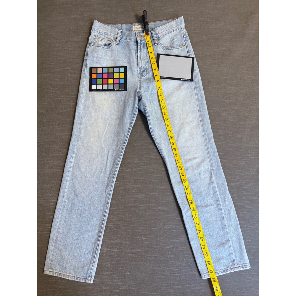 Madewell The Perfect Vintage Jean Light Wash High Rise Straight Leg 100% Cotton